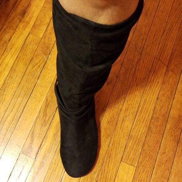 Black Suede Boots